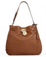 NEW! MICHAEL Michael Kors Handbag, Hamilton Large Crocodile Shoulder Bag